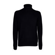 WOOL BLEND ELLIOT TURTLENECK Man Black WOOL BLEND ELLIOT TURTLENECK Man Black